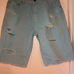 LRG Let Her Rip Bull Denim Shorts